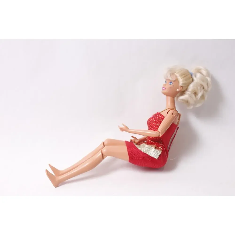 Barbie Doll in Red Mini Dress with Jointed Limbs by Mattel ~ 260214-WH 980
